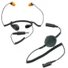 Kit micro laryngophone comprenant un caque intra-auriculaire et un PTT 