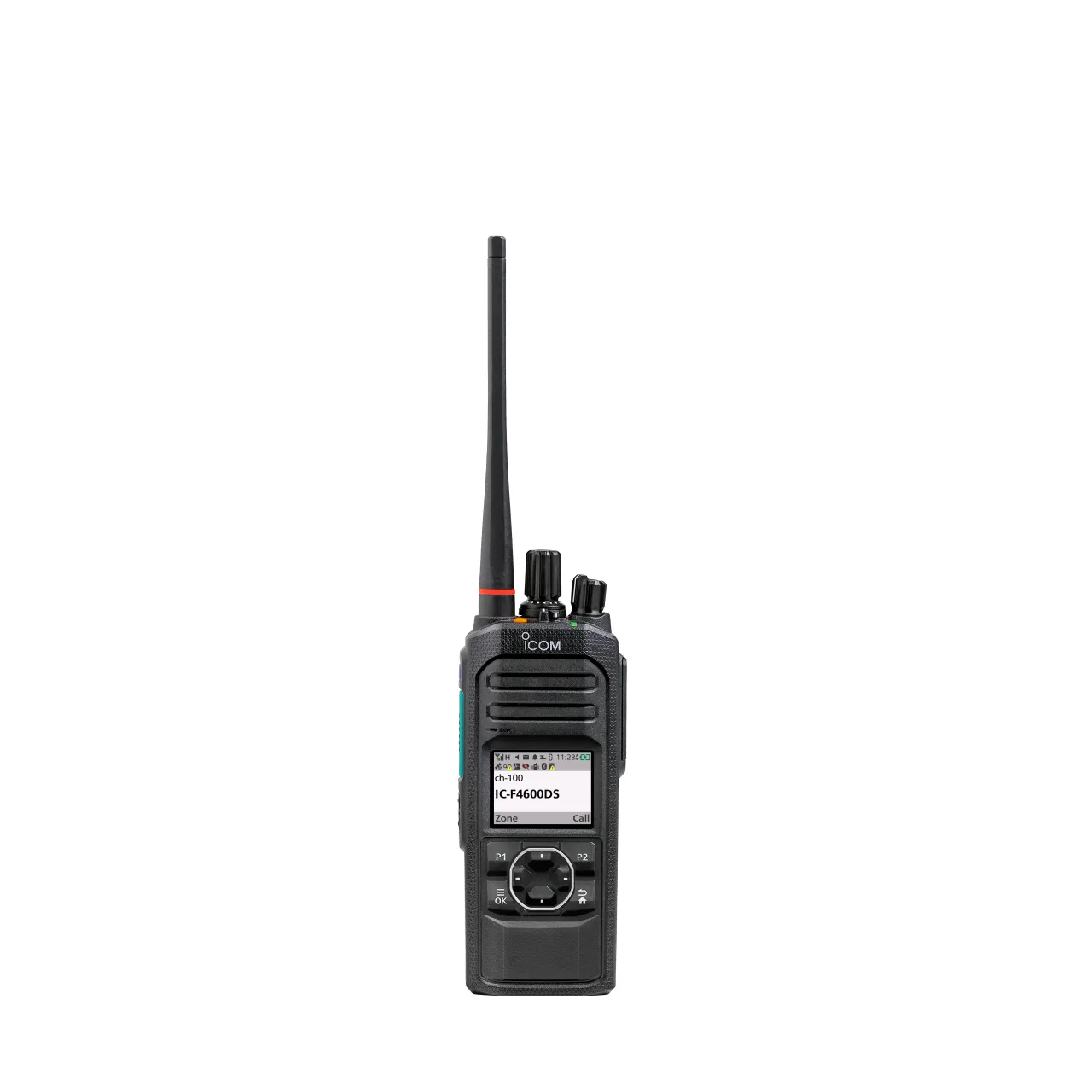 Portatif PMR UHF 380-470MHz, 5W, 1024 canaux, afficheur LCD couleur, clavier simple