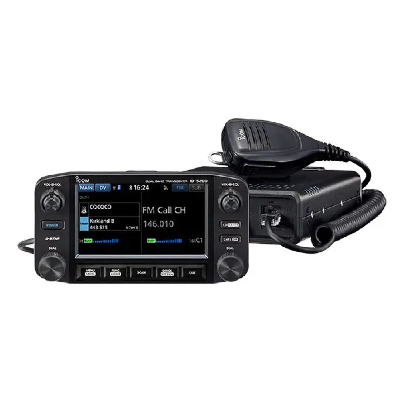 Mobile radioamateur bi-bande 144/430 MHz 50W