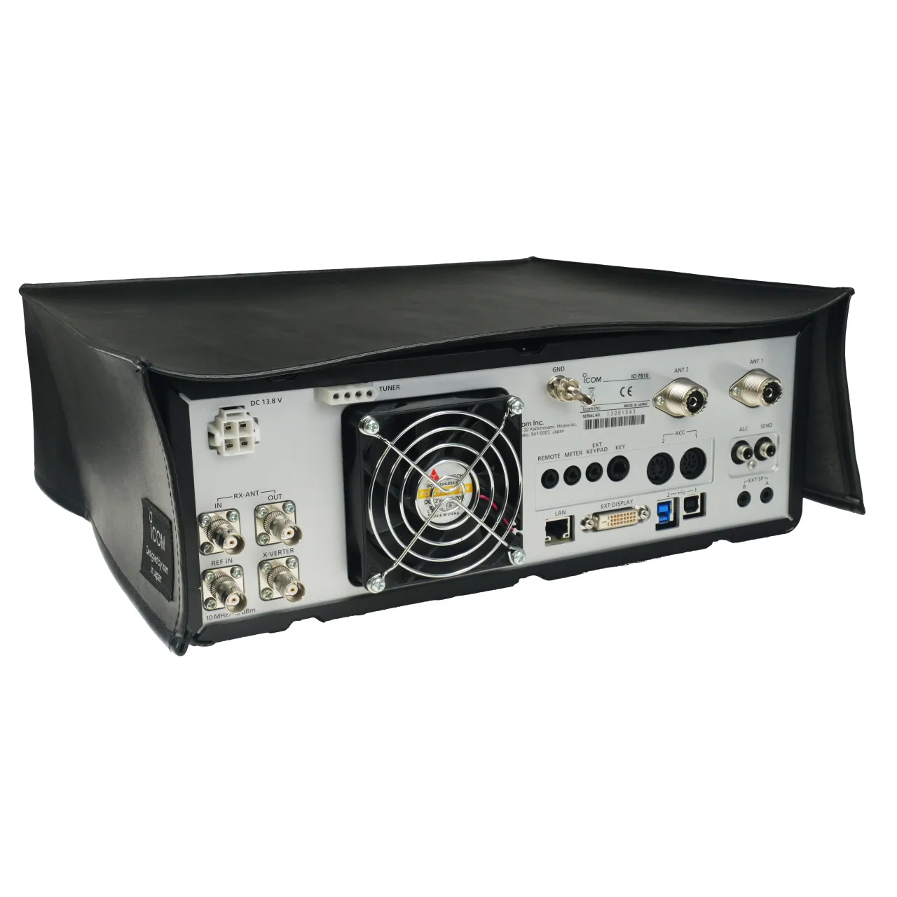Housse pour IC-7610 vue arrière