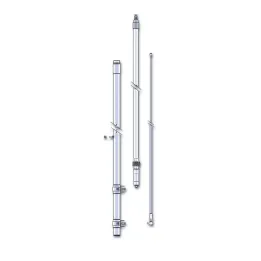 antenne HF type fouet 7m- 1,6 à 30Mhz - 1000watts nécessite un coupleur Antenne livrée en 3 sections