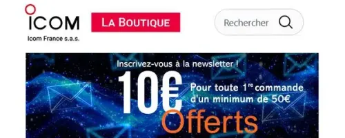 Lancement boutique code 10€