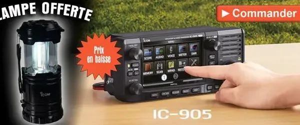 Illustration Lampe LED ICOM offerte !