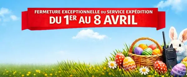 Illustration Fermeture exceptionnelle Pâques 2026