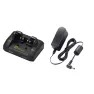 Alimentation pour IP510H incluant un chargeur socle rapide individuel clipsable BC-269#12 et une alimentation secteur 12V 1Ah fiche coudée BC-123SE#62