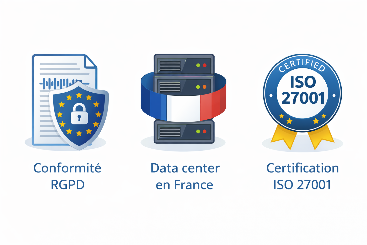 certification ISO 27001 Enregistreur de communications ICOM