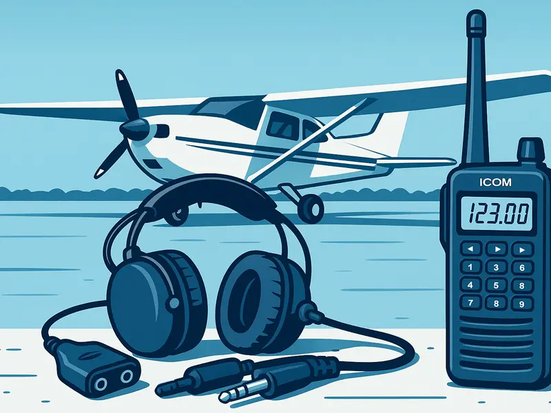Résolution du problème de casque avec ma VHF aviation IC-A25/A16